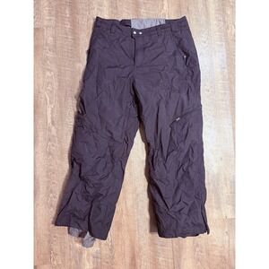 Alpine Design Mens XL Black Snow Pants Ski Snowboard Insulated Cargo Trousers